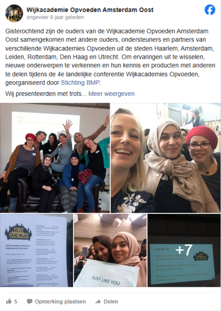 Facebook-bericht