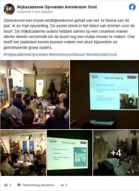 Facebook-bericht